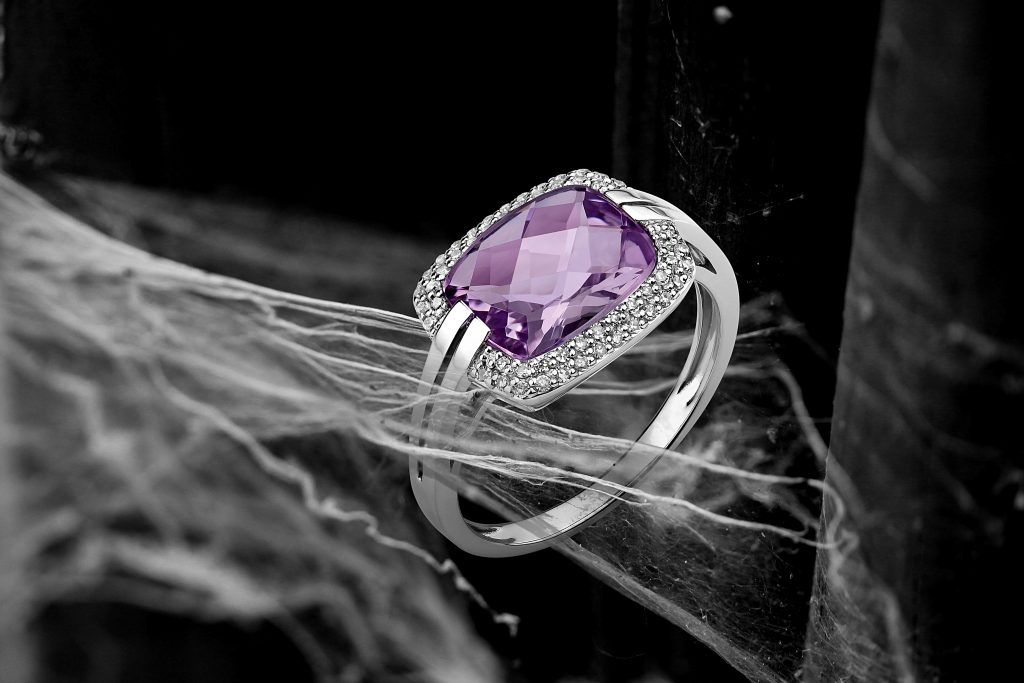 Bague violette copie